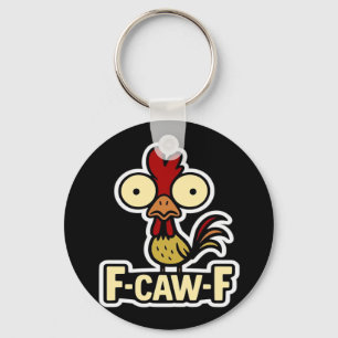 F-Caw-F Klassisches Vintage-Grafikdesign Schlüsselanhänger