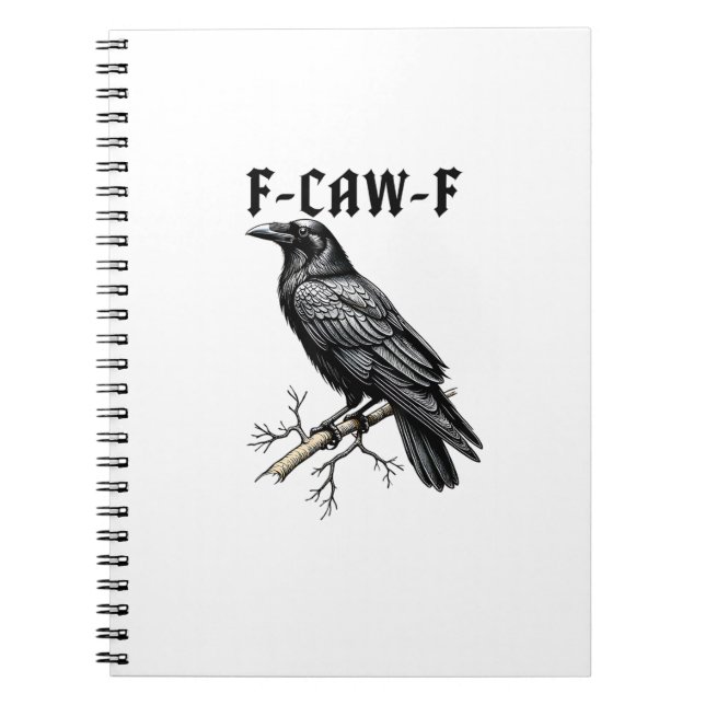 F Caw F Krähe, F-Caw-F Süßer Vogel Sag Meme Notizblock (Vorderseite)