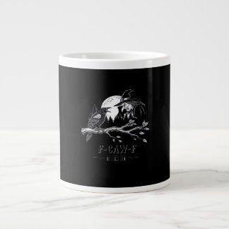 F-Caw-F Krähe Halloween Hexe F-Caw-F Jumbo-Tasse