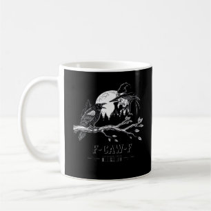 F-Caw-F Krähe Halloween Hexe F-Caw-F Kaffeetasse