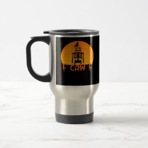 F-Caw-F Krähe Klassische Ästhetik Casual Reisebecher