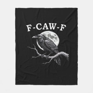 F-Caw-F Krähe Lustige Krähe F-Caw-F Gang Kreativer Fleecedecke