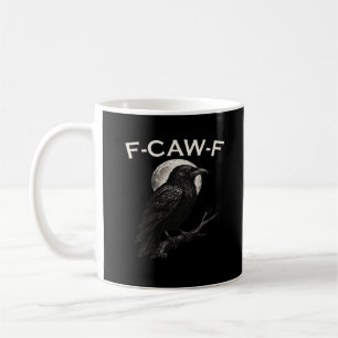 F-Caw-F Krähe Lustige Krähe F-Caw-F Gear Minimal S Kaffeetasse