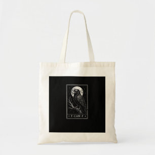 F-Caw-F Krähenkarte Lustige Halloween Vintage Rück Tragetasche