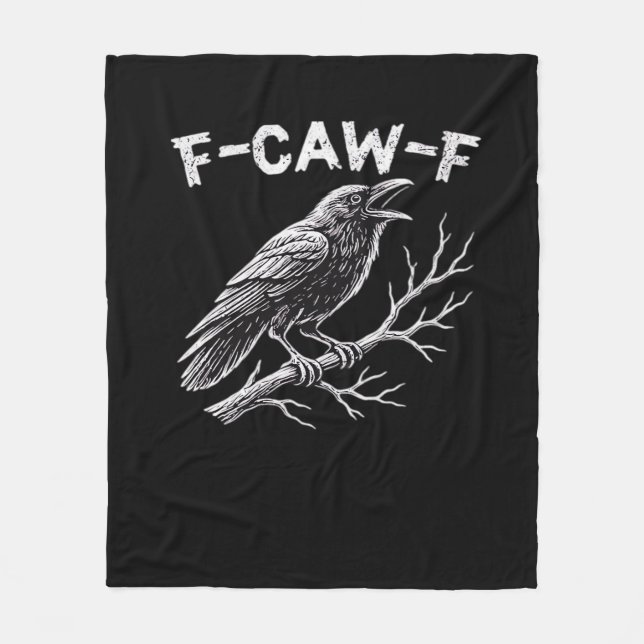 F-Caw-F Kreativstil Fleecedecke (Vorderseite)