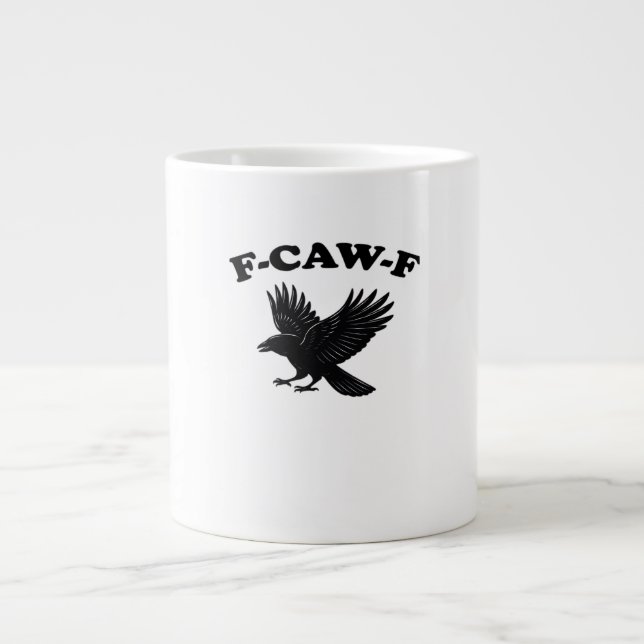 F-Caw-F Kreativstil Jumbo-Tasse (Vorderseite)