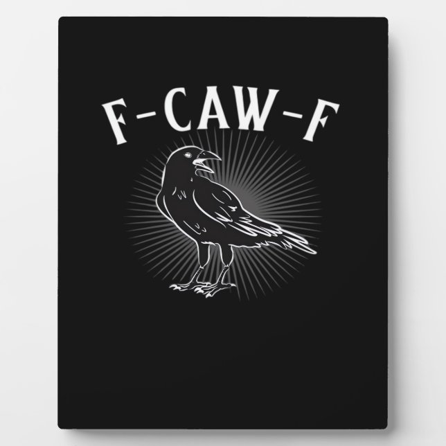 F-Caw-F Lustig Casual Fotoplatte (Vorderseite)