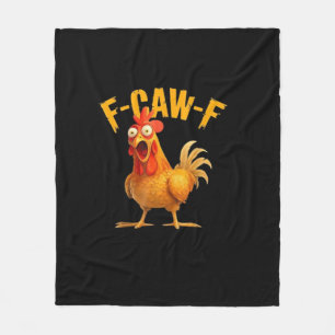 F-Caw-F Lustig Einzigartig Fleecedecke