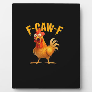 F-Caw-F Lustig Einzigartig Fotoplatte