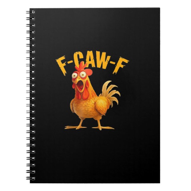 F-Caw-F Lustig Einzigartig Notizblock (Vorderseite)