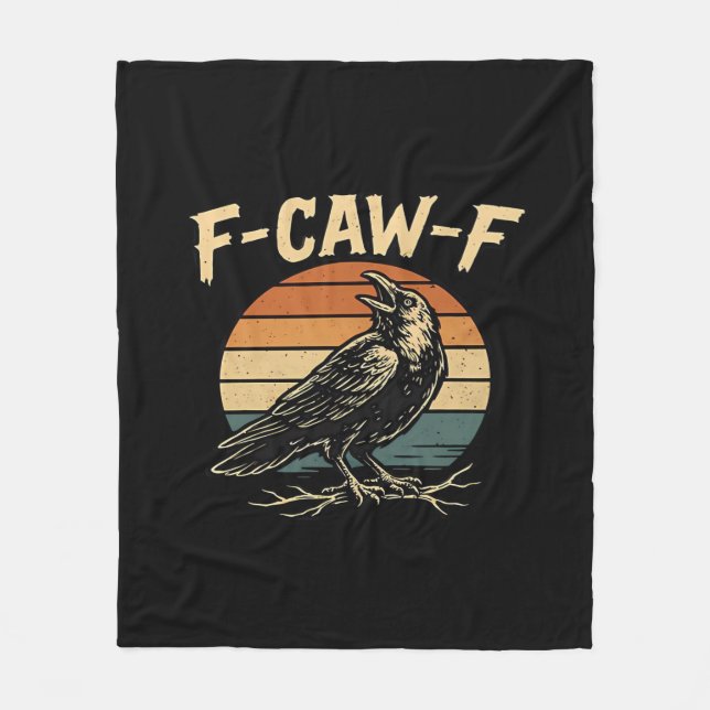 F-Caw-F Lustig Trendig Fleecedecke (Vorderseite)
