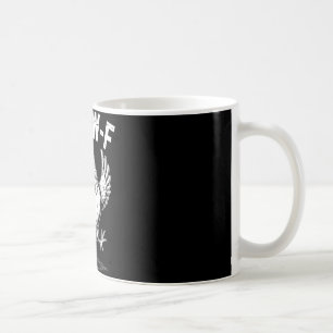 F-caw-f Lustige Huhn Erwachsenen Humor F-caw-f Zit Kaffeetasse