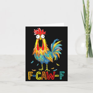 F-caw-f Lustige Idee für die Arbeit F Caw F Lustig Karte