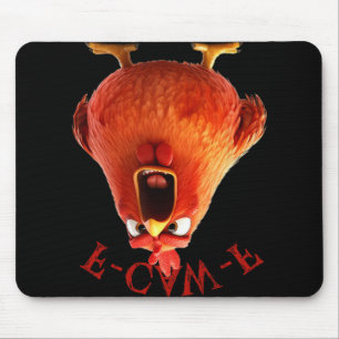 F-caw-f Lustiger Huhn Hahn Humor Zitat Mousepad