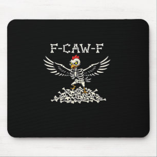 F Caw F Lustiger Hühner-Halloween Cooler Einzigart Mousepad