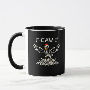 F Caw F Lustiger Hühner-Halloween Cooler Einzigart Tasse
