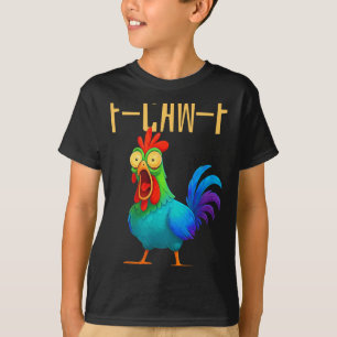 F-caw-f Lustiger Hühner Humor Zitat Hahn Meme _7 T-Shirt
