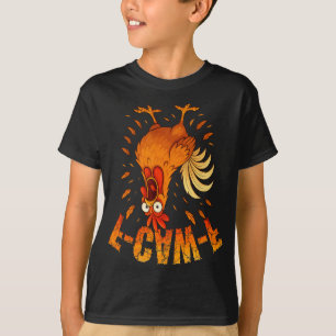 F-caw-f Lustiger Hühnerhumor F-caw-f Zitat Hahn T-Shirt