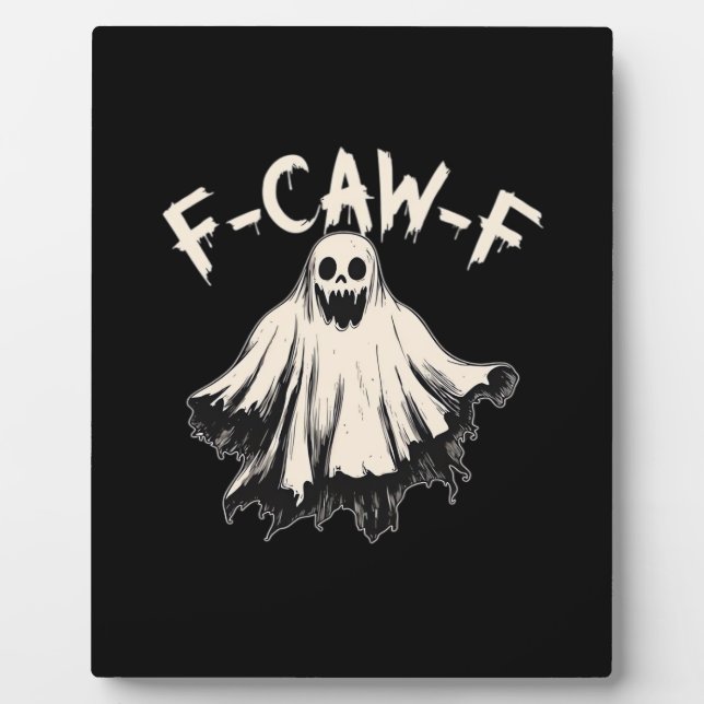 F-Caw-F Lustiger Humor Cool Einzigartig Fotoplatte (Vorderseite)