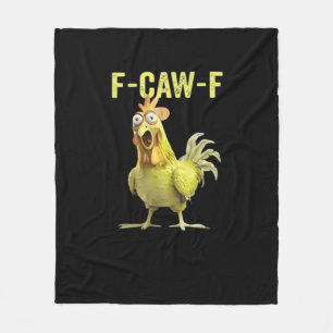F Caw F Lustiger Klassiker Kreativer Casual-Huhn Fleecedecke