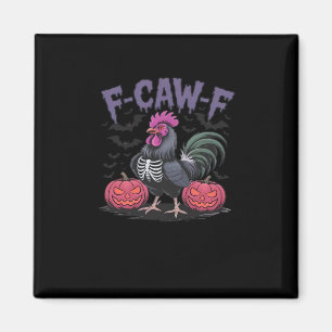 F Caw F Lustiger Klassischer Hahn Einfacher Sauber Magnet