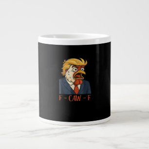 F Caw F Lustiger Klassischer Vintage-Hühnchen-Stil Jumbo-Tasse