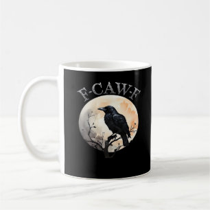 F Caw F Lustiger Vogel Mond Minimaler Sauberer Sti Kaffeetasse