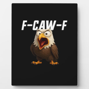 F-Caw-F Lustiges F-Caw-F Zubehör Retro Klassiker Fotoplatte