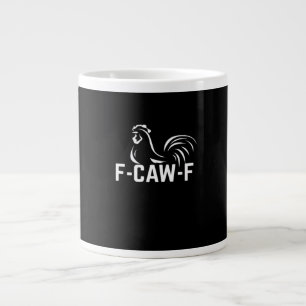F-Caw-F Lustiges Wortspiel-Zitat Kreative Casualmo Jumbo-Tasse