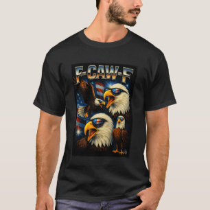 F-Caw-F Männer Frauen Lustiger Weißkopfseeadler Am T-Shirt