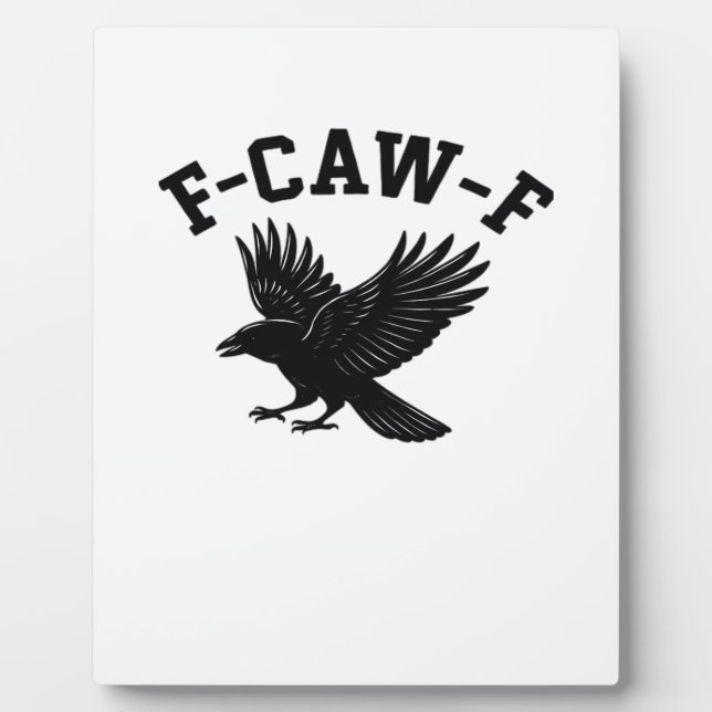 F-Caw-F Meme Lustig Trendig Fotoplatte (Vorderseite)