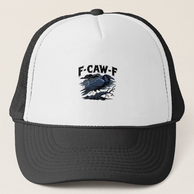 F-Caw-F Minimal Clean Truckerkappe (Vorderseite)
