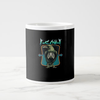 F-Caw-F Minimal Design Jumbo-Tasse