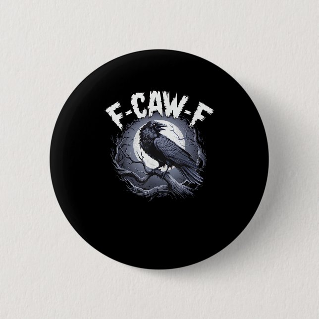 F-Caw-F Minimal Sauber Button (Vorderseite)