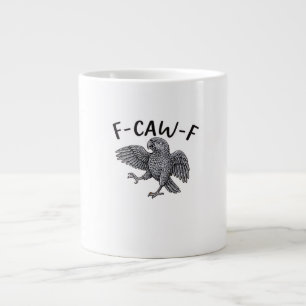 F Caw F Minimales Sauberes Design Jumbo-Tasse