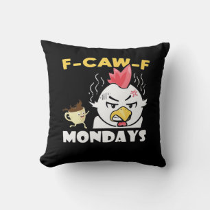 F-Caw-F Montags Klassisch Minimal Sauber Kissen