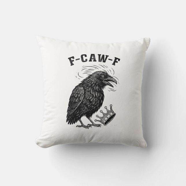 F Caw F No Kings In America Creative Style Kissen (Vorderseite)