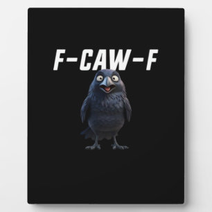 F Caw F Rabe Lustige Ausrüstung Kreativer Stil Fotoplatte