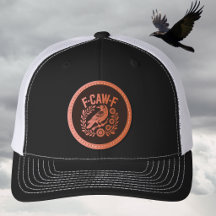 F-CAW-F Rabe Lustiger Blumenkranz Dunkler Humor