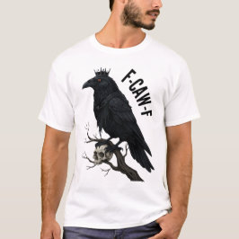 F-CAW-F Raven King mit einem Schädel T-Shirt