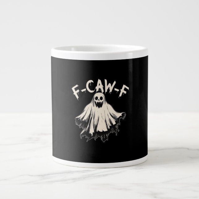 F Caw F Raven Retro Classic Style Jumbo-Tasse (Vorderseite)