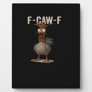 F-Caw-F Retro Classic Hühnchen Fotoplatte