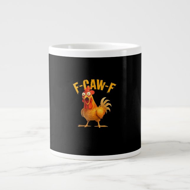 F-Caw-F Retro Classic Jumbo-Tasse (Vorderseite)