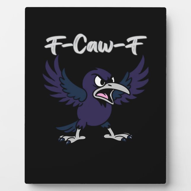 F-Caw-F Retro-Grafik Fotoplatte (Vorderseite)