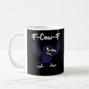 F-Caw-F Retro-Grafik Kaffeetasse