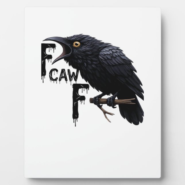 F Caw F Retro Klassiker Fotoplatte (Vorderseite)