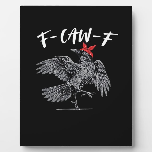 F-Caw-F Retro Klassiker Fotoplatte (Vorderseite)