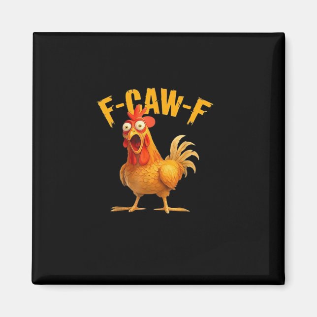 F-Caw-F Retro Klassiker Magnet (Vorne)