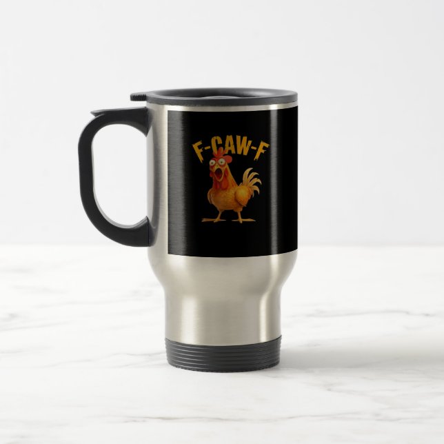 F-Caw-F Retro Klassiker Reisebecher (Links)