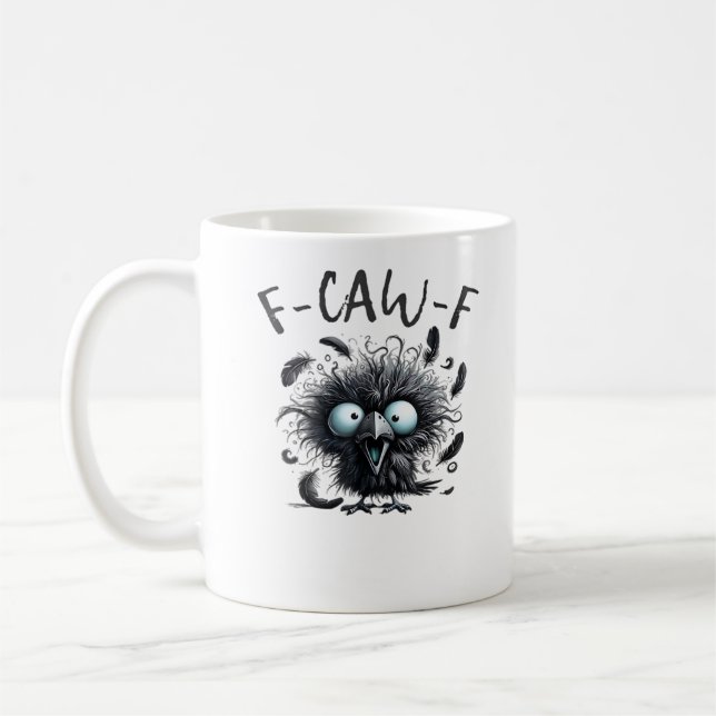 F Caw F Retro Klassischer Stil Kaffeetasse (Links)